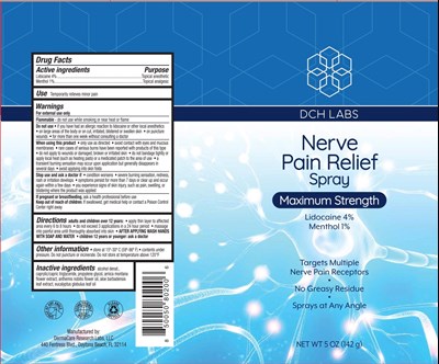 Label (Dch Nervs 36 Nerve Pain Relief Spray)